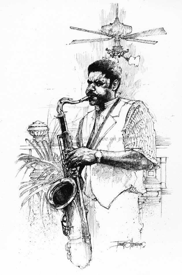 (image for) (jazz#4) Saxophone "Sax" Musician - Click Image to Close