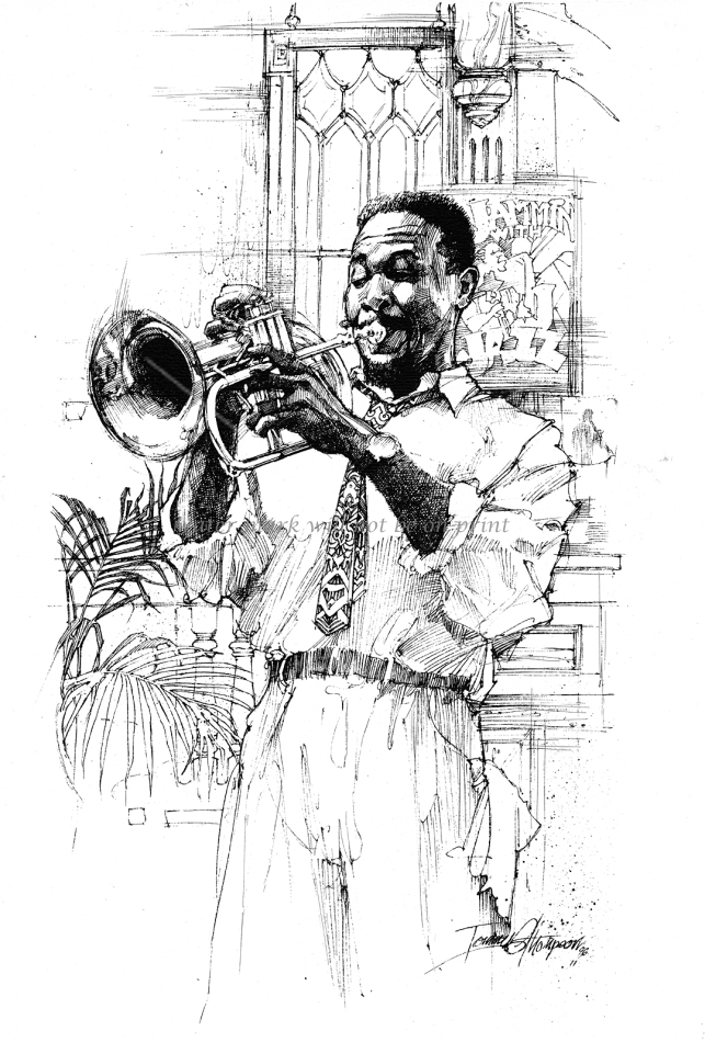 (image for) (jazz#2) Fluglehorn Musician - Click Image to Close