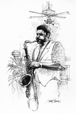 (image for) (jazz#4) Saxophone "Sax" Musician