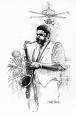 (image for) (jazz#4) Saxophone "Sax" Musician