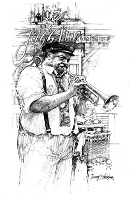 (image for) (jazz#6) Trumpet Musician