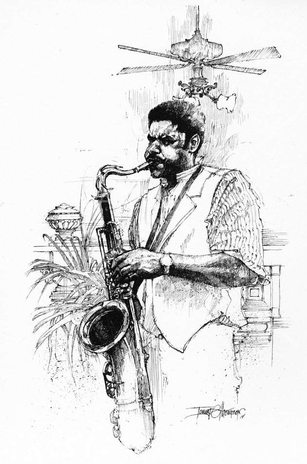 (image for) (jazz#4) Saxophone "Sax" Musician - Click Image to Close